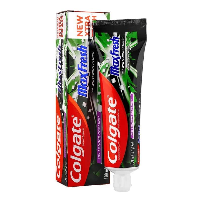 Colgate - משחת שיניים Max Fresh עם פחם במבוק - בנפח 100 מ''ל