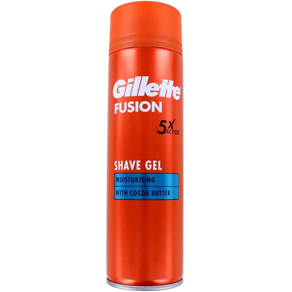 ג'ילט פיוז'ן 5 ג'ל גילוח עם חמאת קקאו 200 מ"ל / GILLETTE