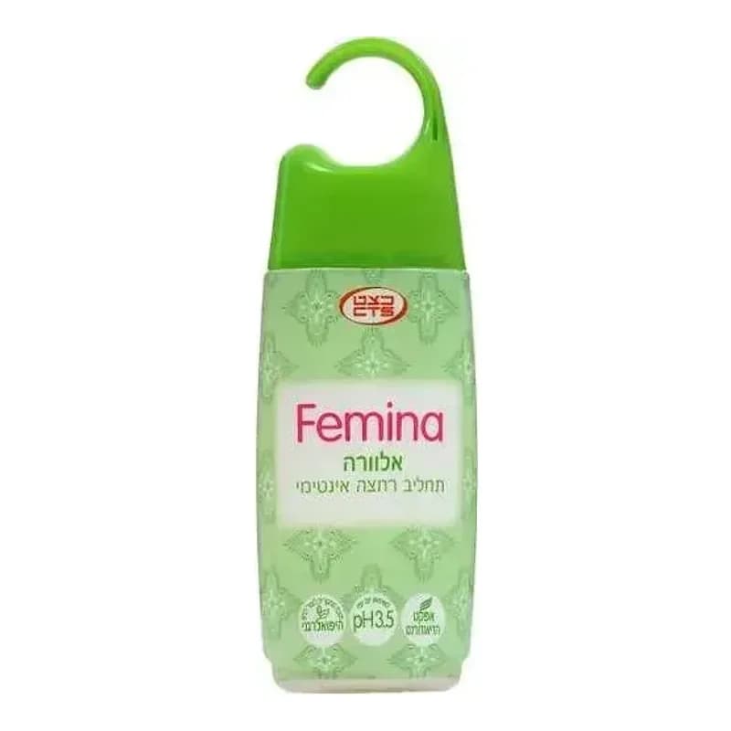 Femina - אלוורה תחליב רחצה אינטימי - בנפח 220 מ''ל