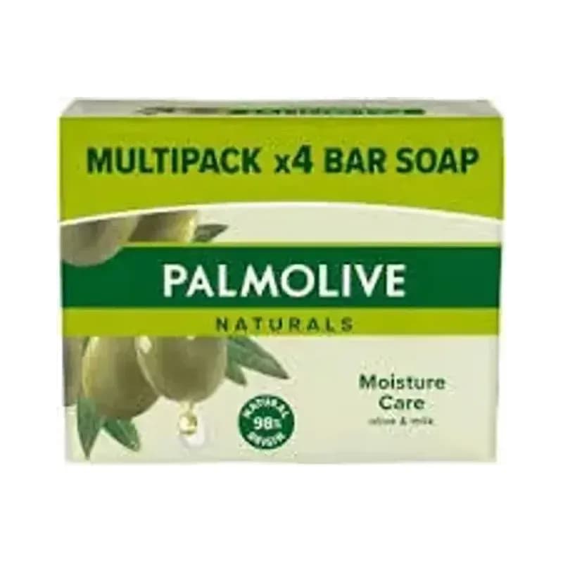 Palmolive - סבון מוצק Naturals‏ בניחוח שמן זית - 4 יחידות