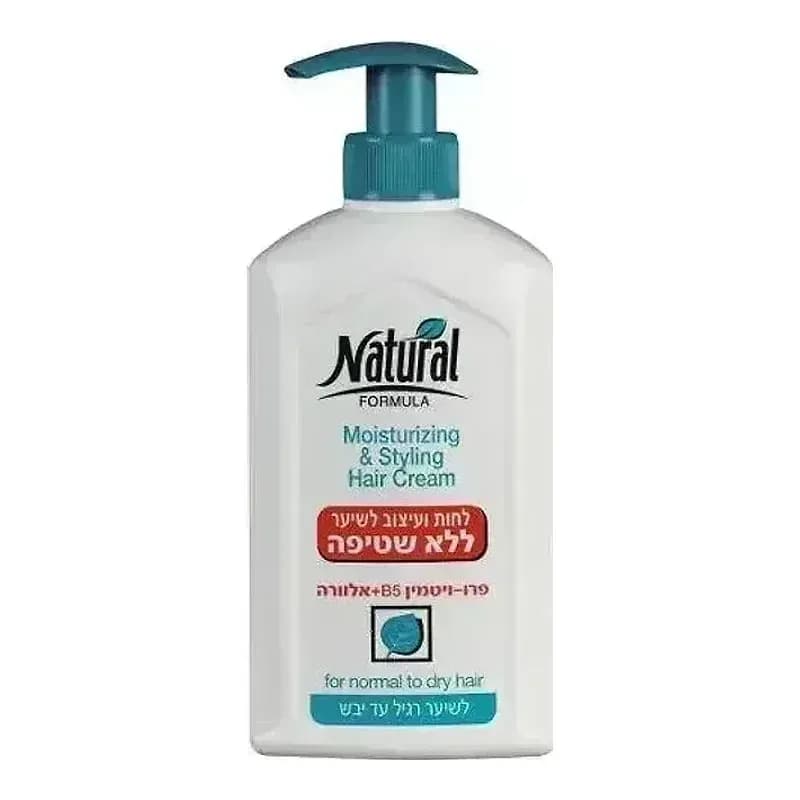 Natural Formula קרם לחות ועיצוב אלוורה לשיער רגיל עד יבש 400 מ׳׳ל