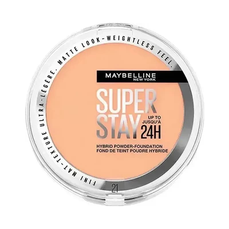 Maybelline פודרה עמידה עד 24 שעות SUPERSTAY גוון 21