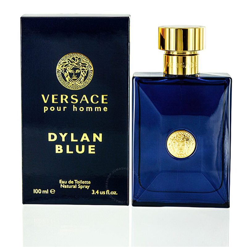 בושם לגבר VERSACE DYLAN BLUE BLU | ורסצ'ה דילן בלו בלו א.ד.ט בנפח 100 מ"ל